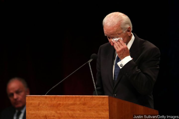 Joe Biden cries as he remembers John McCain at memorial service in Arizona