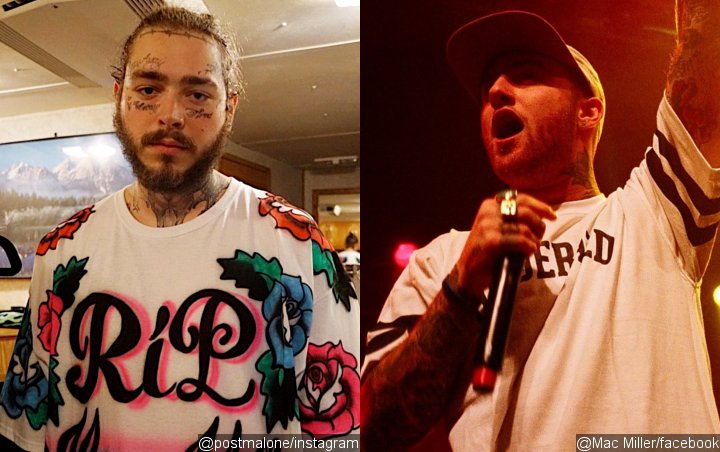  Post Malone Remembers Mac Miller With Airbrushed Tee
