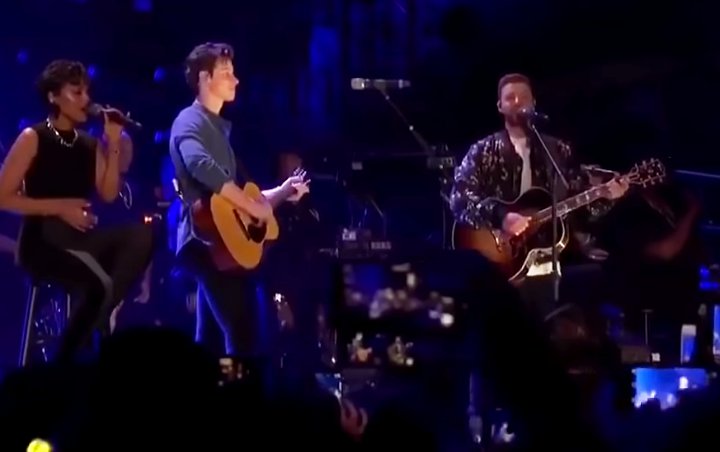 Shawn Mendes Thanked Justin Timberlake for Surprise iHeartRadio Duet