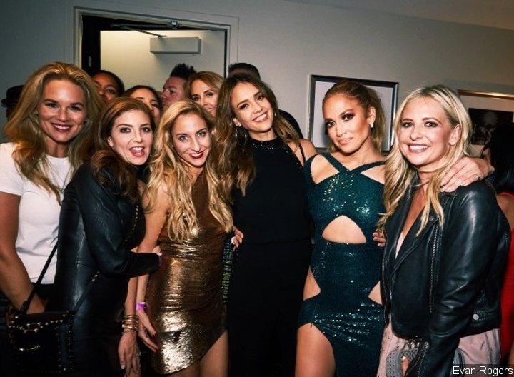 Jennifer Lopez's Backstage Party After Las Vegas Show