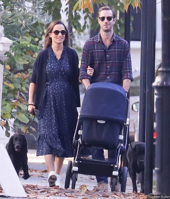 Pippa Middleton and James Matthews Spotted for the First Time With Newborn Son