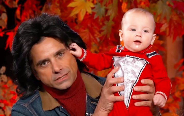 John Stamos Shows Off Adorable Baby Boy on 'Jimmy Kimmel Live!'