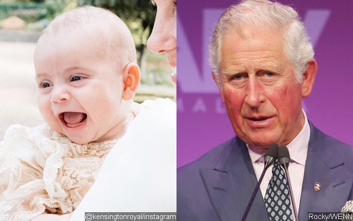 Prince Louis Adorably Plays With Grandfather Prince Charles in First Photo Since Christening