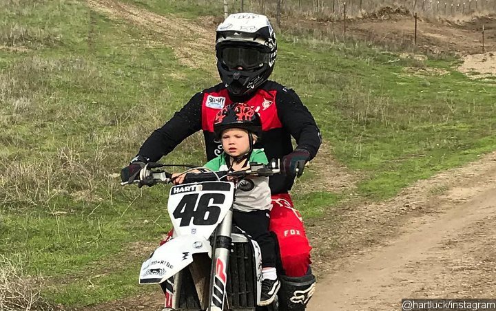 Pink's Husband Brushes Off Criticisms for Taking Toddler Son Motocross Riding