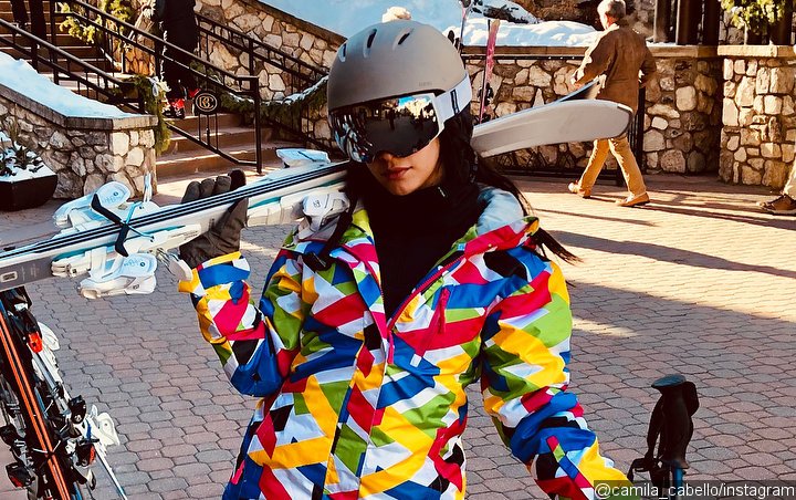 Watch: Camila Cabello Sings 'I Believe I Can Fly' While Learning to Ski