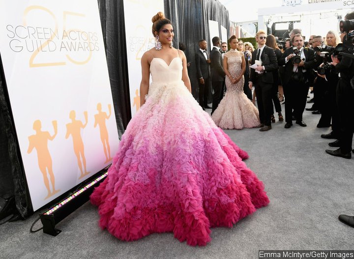 Shangela at the 2019 SAG Awards