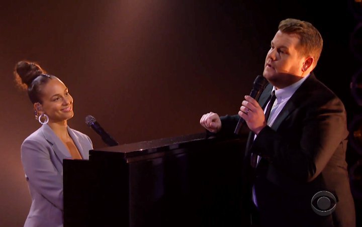 James Corden Offers Alicia Keys Grammy Hosting Advice While Parodying 'Shallow' 
