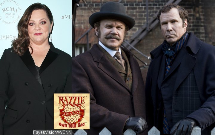 Melissa McCarthy, 'Holmes & Watson' Among Winners at 2019 Razzie Awards