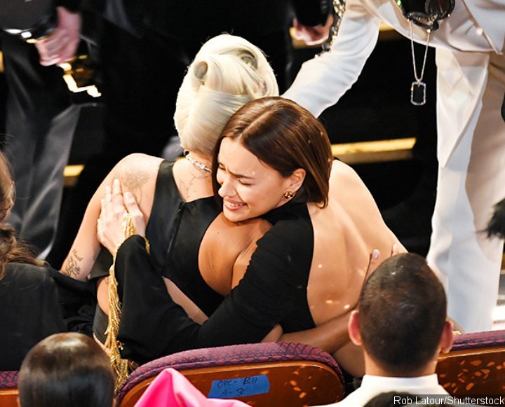 Lady GaGa and Irina Shayk at 2019 Academy Awards