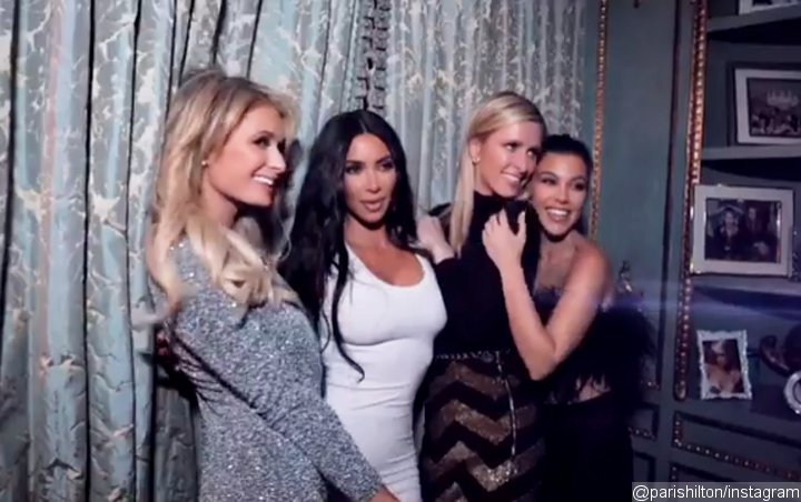 Kim Kardashian Gets Together With Paris Hilton for Belated Birthday Party