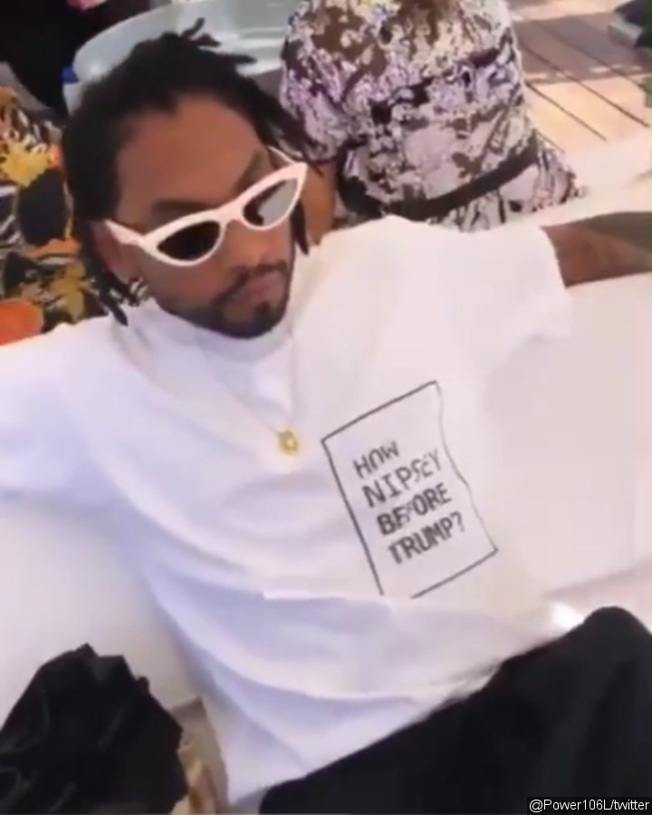 Miguel's Controversial 'Nipsey Before Trump' T-Shirt