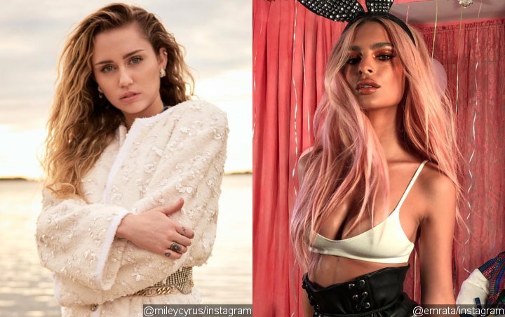 Miley Cyrus and Emily Ratajkowski Are Sexy Easter Bunnies in Racy Photos