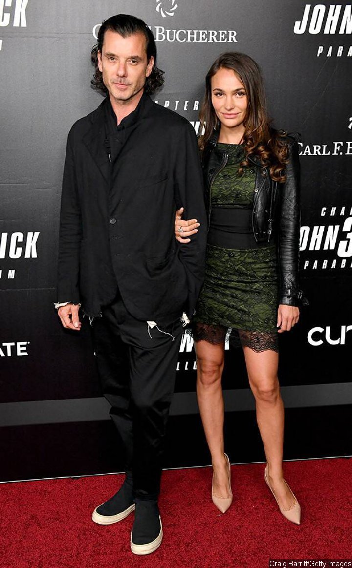 Gavin Rossdale and Girlfriend Natalie Golba at 'John Wick 3' Premiere in New York