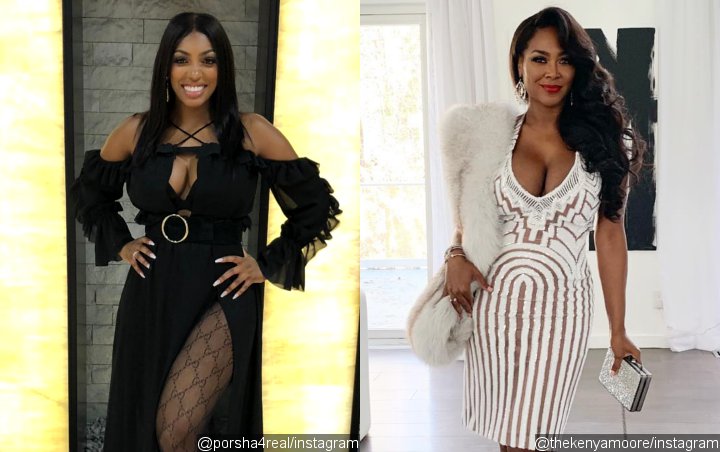 Former Nemesis Porsha Williams and Kenya Moore Are All Smiles While Filming 'RHOA'