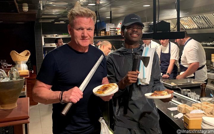 Gordon Ramsay Teaches Lil Nas X How to Make Panini for Real