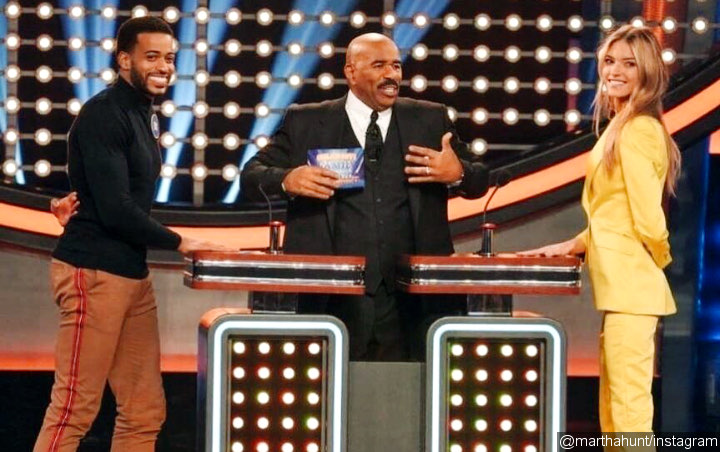 Martha Hunt Makes 'Celebrity Family Feud' History With Highest Score Ever