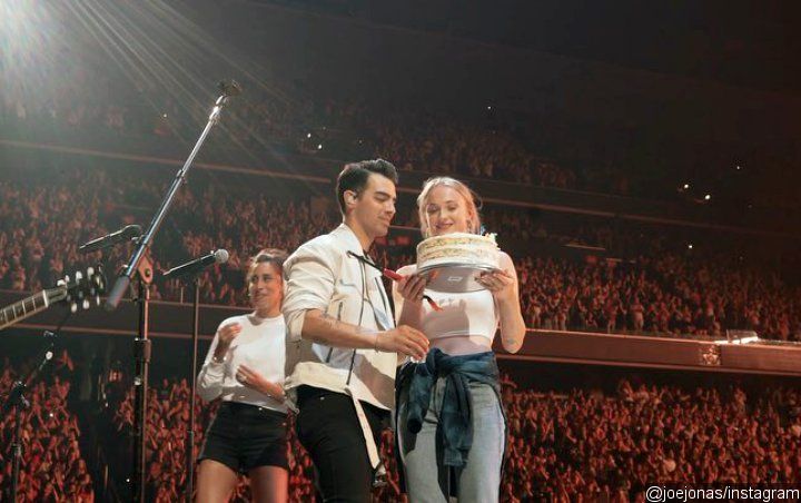 Sophie Turner Crashes Jonas Brothers Concert to Celebrate Joe's 30th Birthday