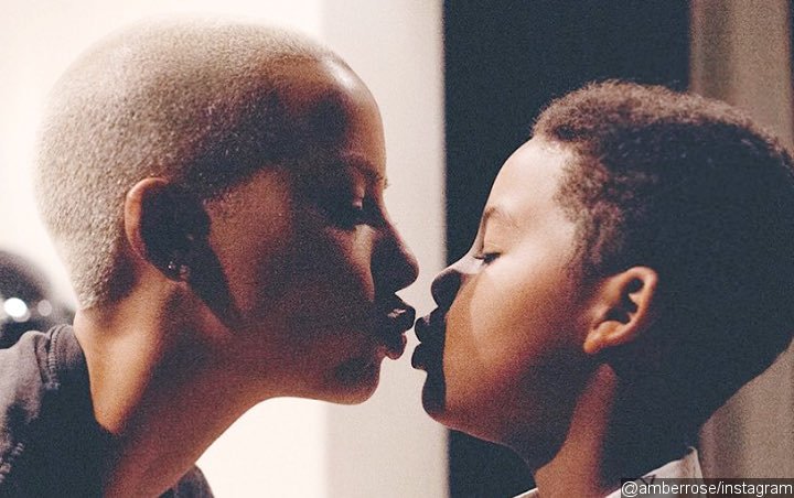 Amber Rose Proves Son Sebastian Is Her 'Twin' With Epic Throwback Photos