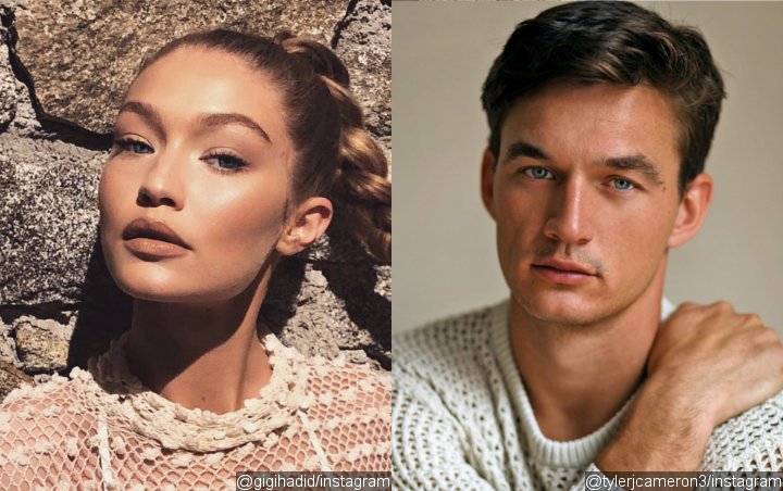 Gigi Hadid Gets Moral Support From Tyler Cameron at Grandmother's Funeral