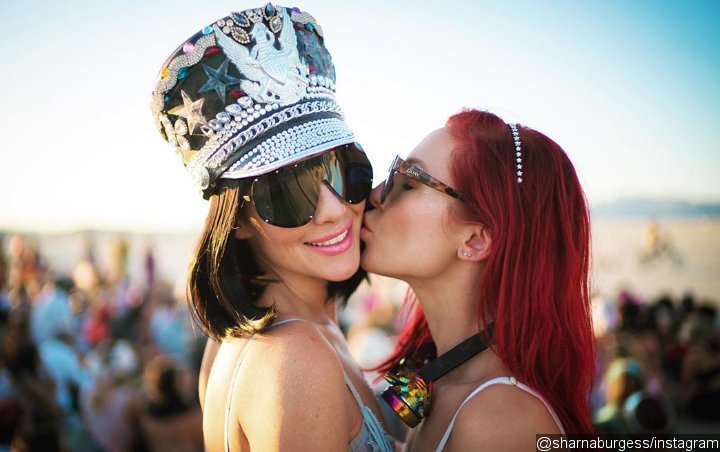 'DWTS' Alum Sharna Burgess Addresses Gay Rumors After She's Pictured Kissing a Woman
