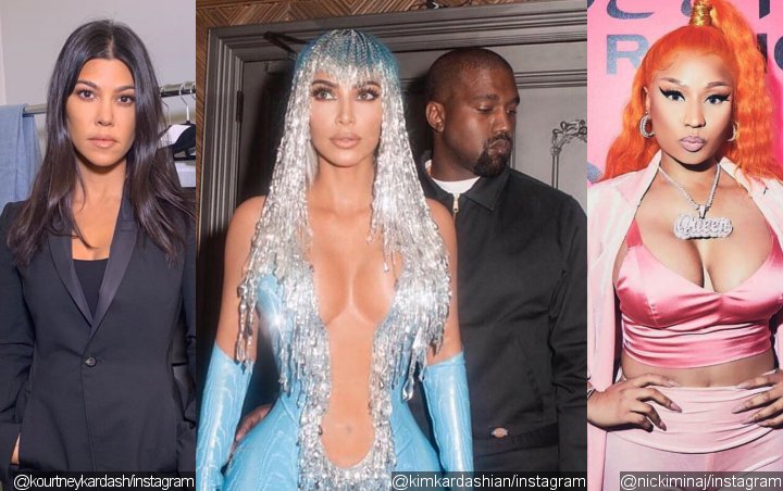 Kourtney Kardashian Blasts Kim's Outrageous Latex Dress: Are You Nicki Minaj?