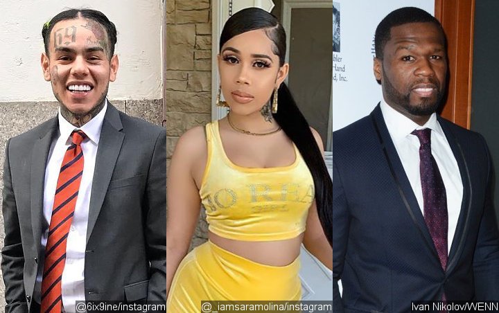 Tekashi 6ix9ine's Baby Mama Lashes Out at 50 Cent for Alleging She's a Cheater