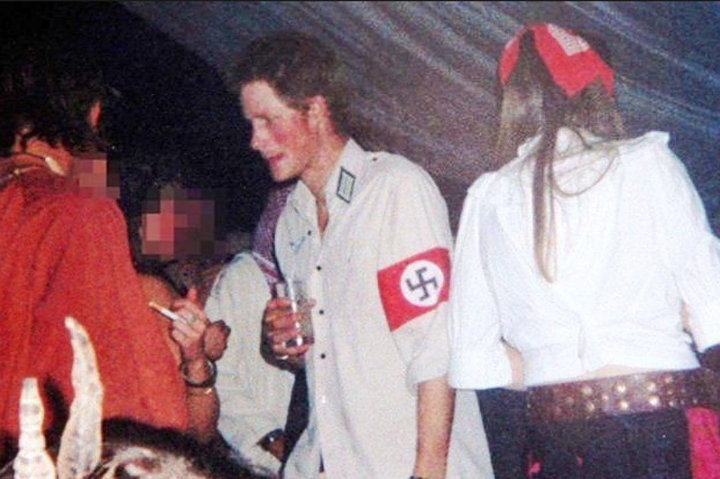 Prince Harry Wears Nazi Uniform