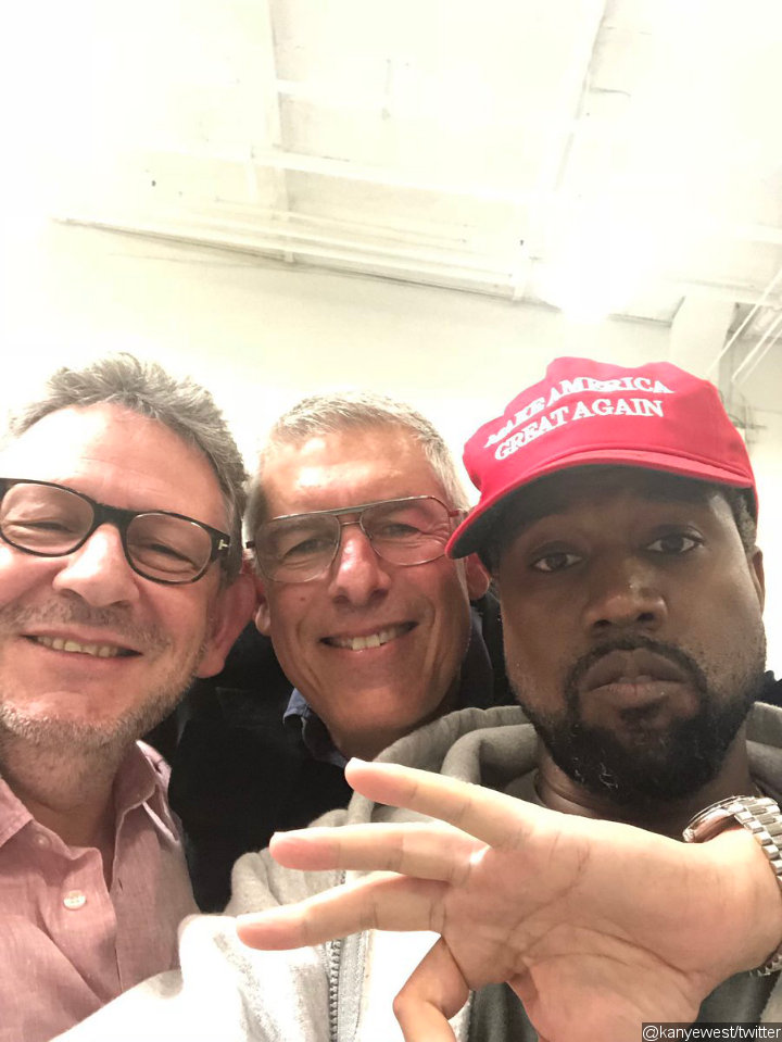 Kanye West Wears 'Make America Great Again' Hat