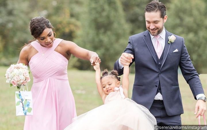 Serena Williams' Daughter Serves as Flower Girl, Takes Her Job 'Very Seriously'