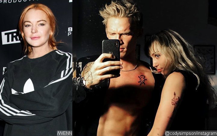 Lindsay Lohan Throws Serious Shade at Miley Cyrus, Says 'Riffraff' Cody Simpson 'Settles for Less'