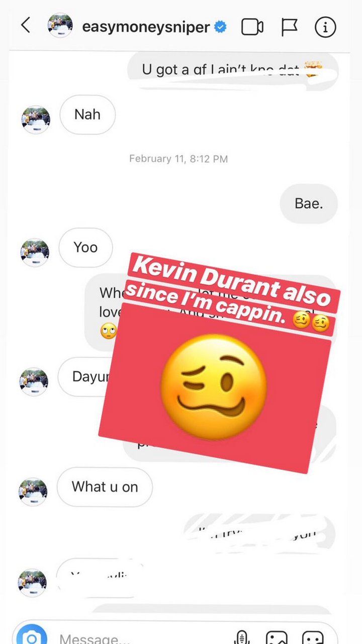 Kala Kalico exposes Kevin Durant