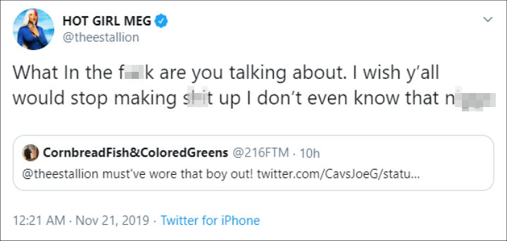Megan Thee Stallion Addresses Tristan Thompson Dating Rumors