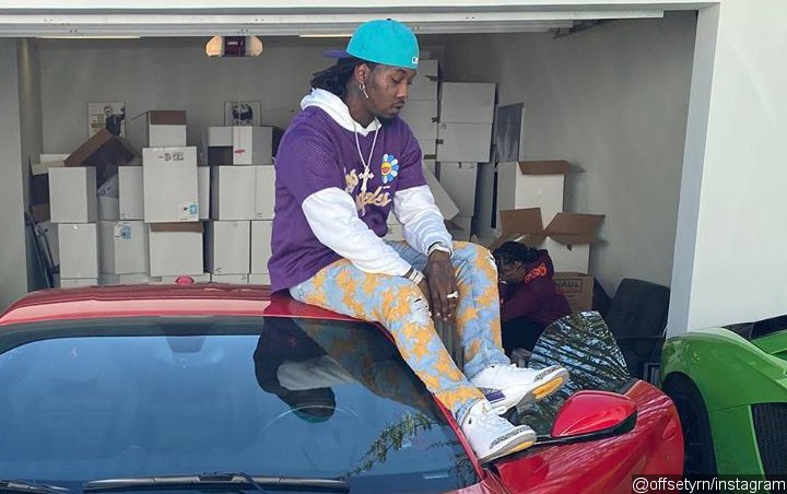 Offset Gets A Warning for Speeding in His Ferrari