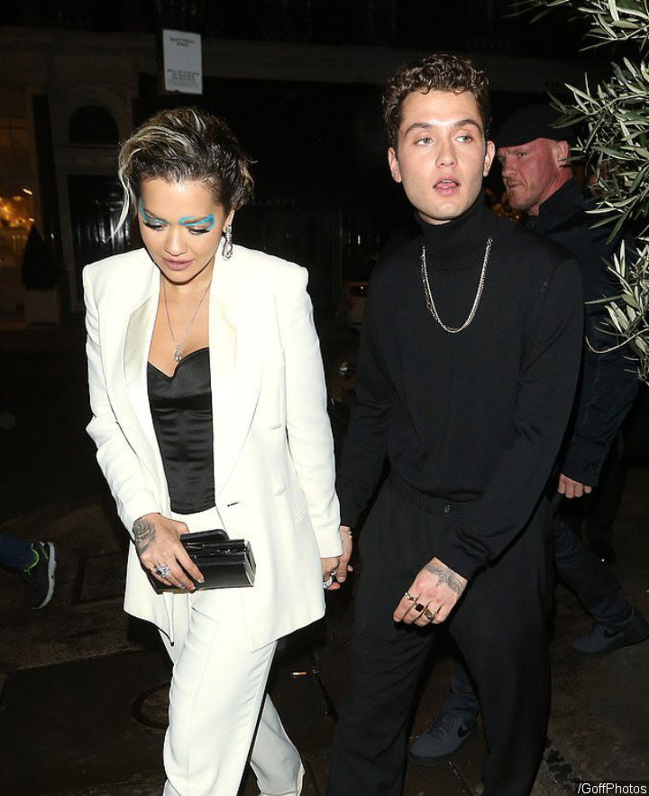 Rita Ora and Rafferty Law Holding Hands When Leaving British Fashion Awards After-Party