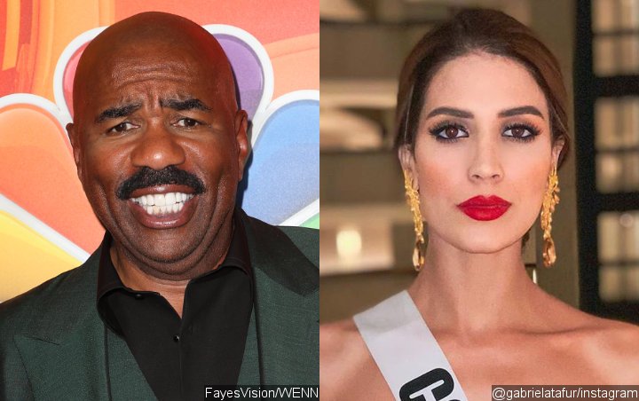 Twitter Blasts Steve Harvey for 'Cartel' Joke While Talking to Miss Colombia