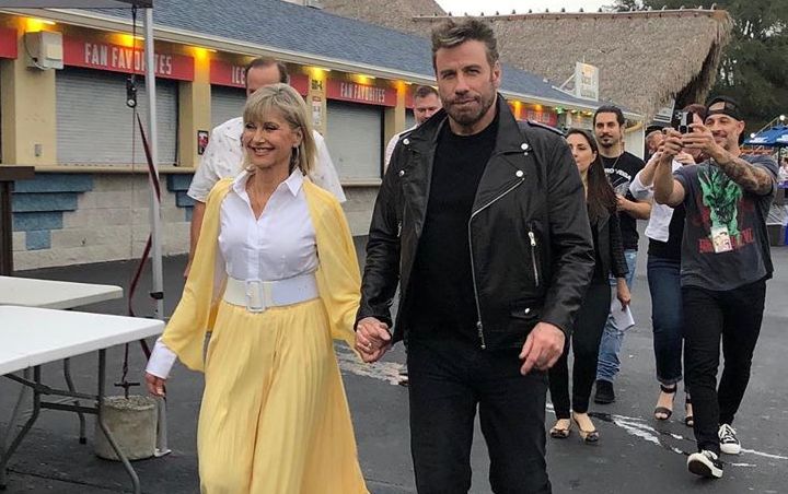 Olivia Newton-John and John Travolta Recreate Their 'Grease' Look for First Time