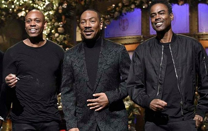Eddie Murphy Joined by Chris Rock and Dave Chappelle on His 'SNL' Return