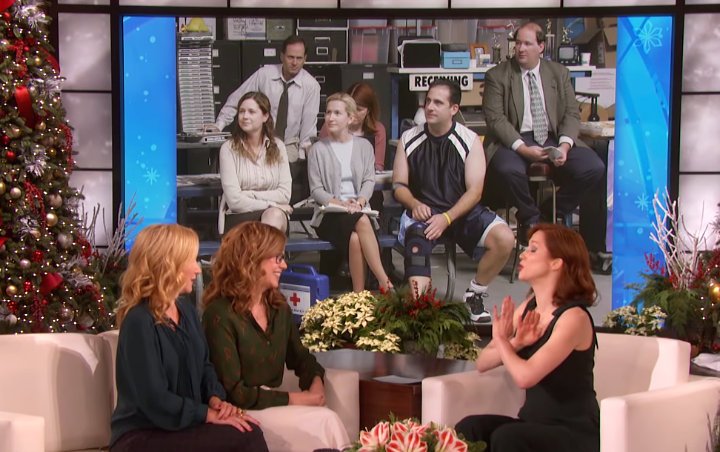 Ellie Kemper Enjoys Mini 'The Office' Reunion While Guest-Hosting 'Ellen'