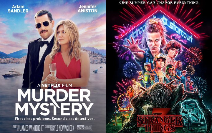 'Murder Mystery' and 'Stranger Things' Dominates Netflix's Most Popular Releases of 2019