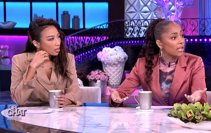 Jeannie Mai Looks Visibly Annoyed After Amanda Seales Shuts Her Down