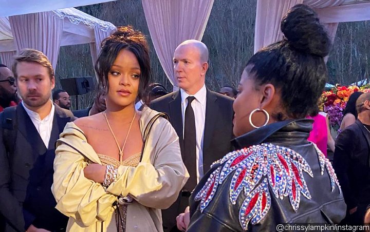 'LHH' Star Chrissy Lampkin Confronts Rihanna About Old Fling Rumors With Fiance at Roc Nation Brunch