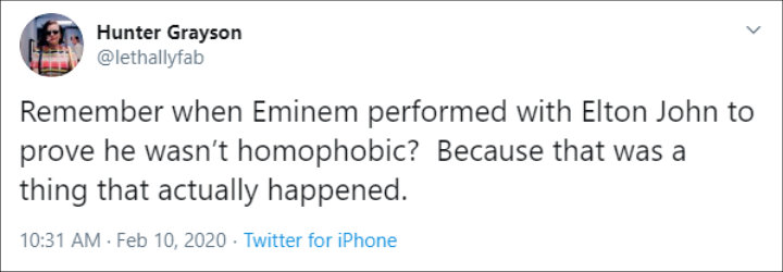 Eminem's being canceled