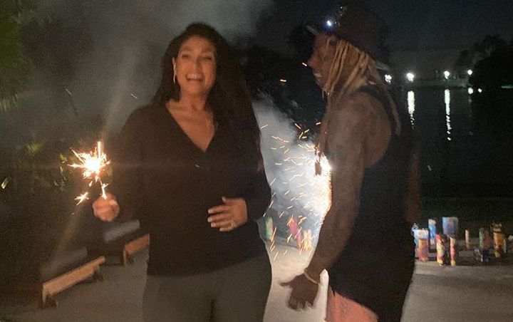 Lil Wayne and Fiancee Play With Fireworks as They Go Instagram Official
