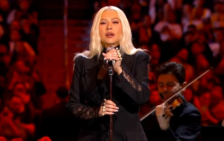Watch Christina Aguilera's Rousing Rendition of 'Ave Maria' at Kobe Bryant Memorial
