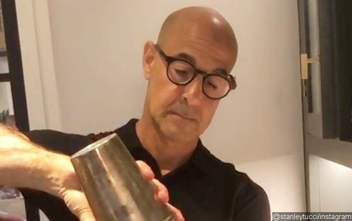  Stanley Tucci Transforms Into Charming Bartender in Negroni Tutorial Video