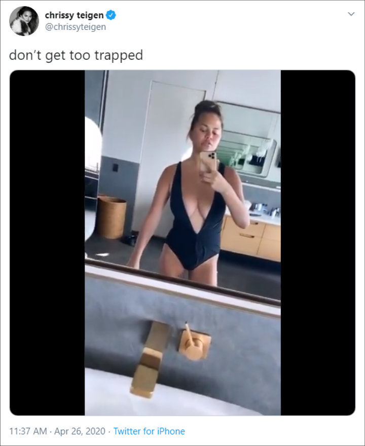 Chrissy Teigen Claps Back at Trolls Body-Shaming Her Over 'Square' Body