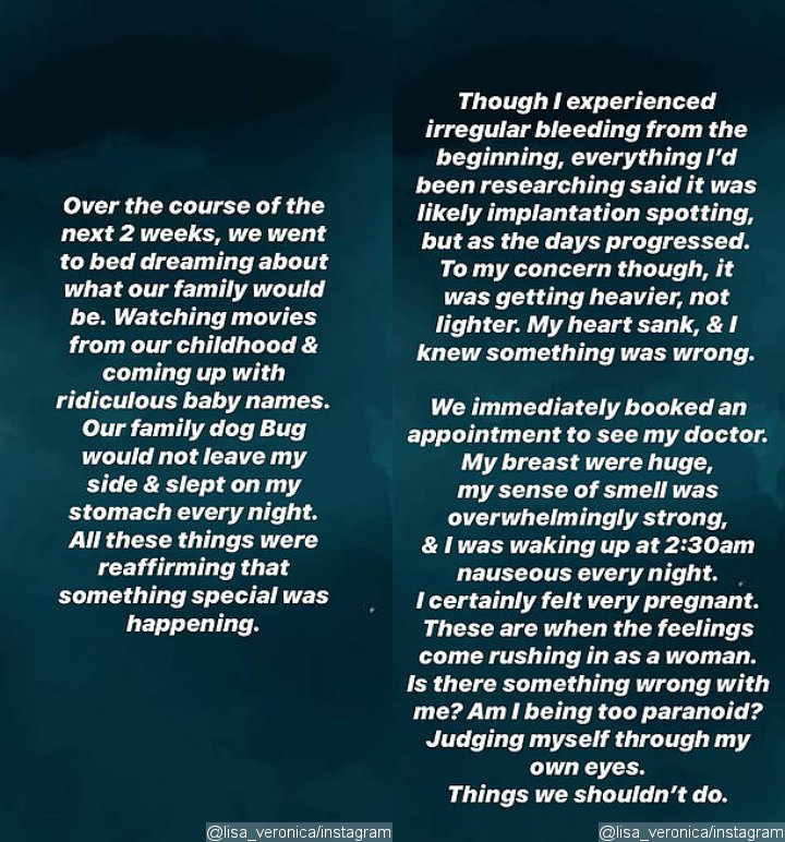 Lisa Origliasso Reveals She Suffered Ectopic Pregnancy