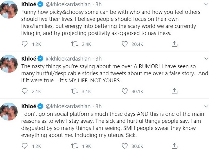 Khloe Kardashian goes off on Twitter rant