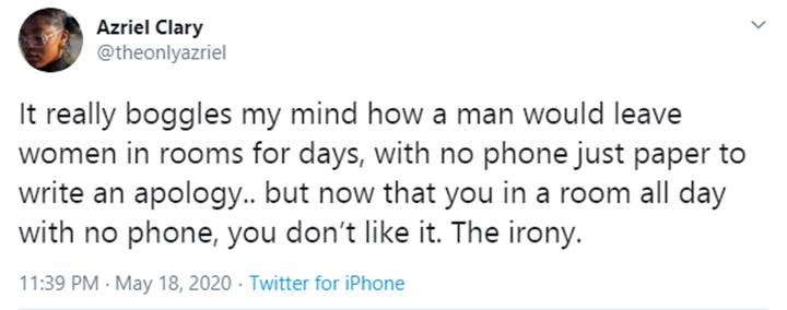 Azriel Clary shaded R. Kelly