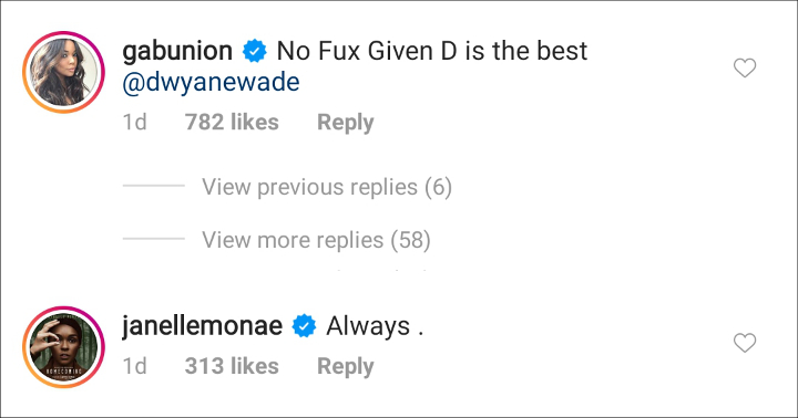 IG Reactions to Dwyane Wade's Post